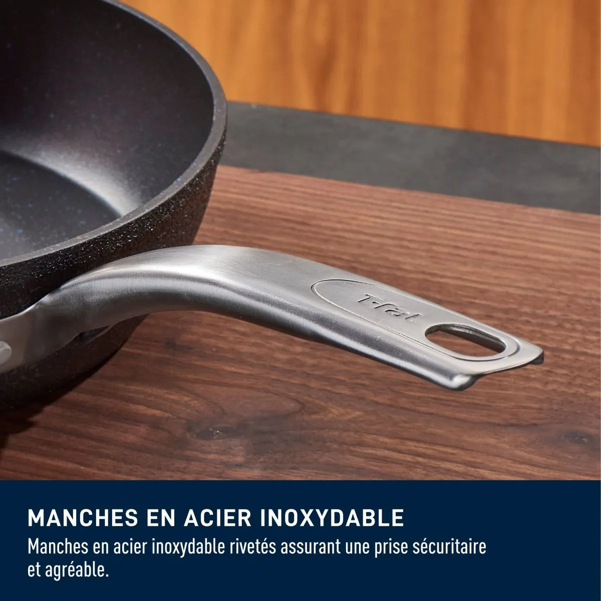 Cuiseur Géant Stone Shield de 5 pintes/ 11.8 po - T-fal - Poêle - - La Guilde Culinaire