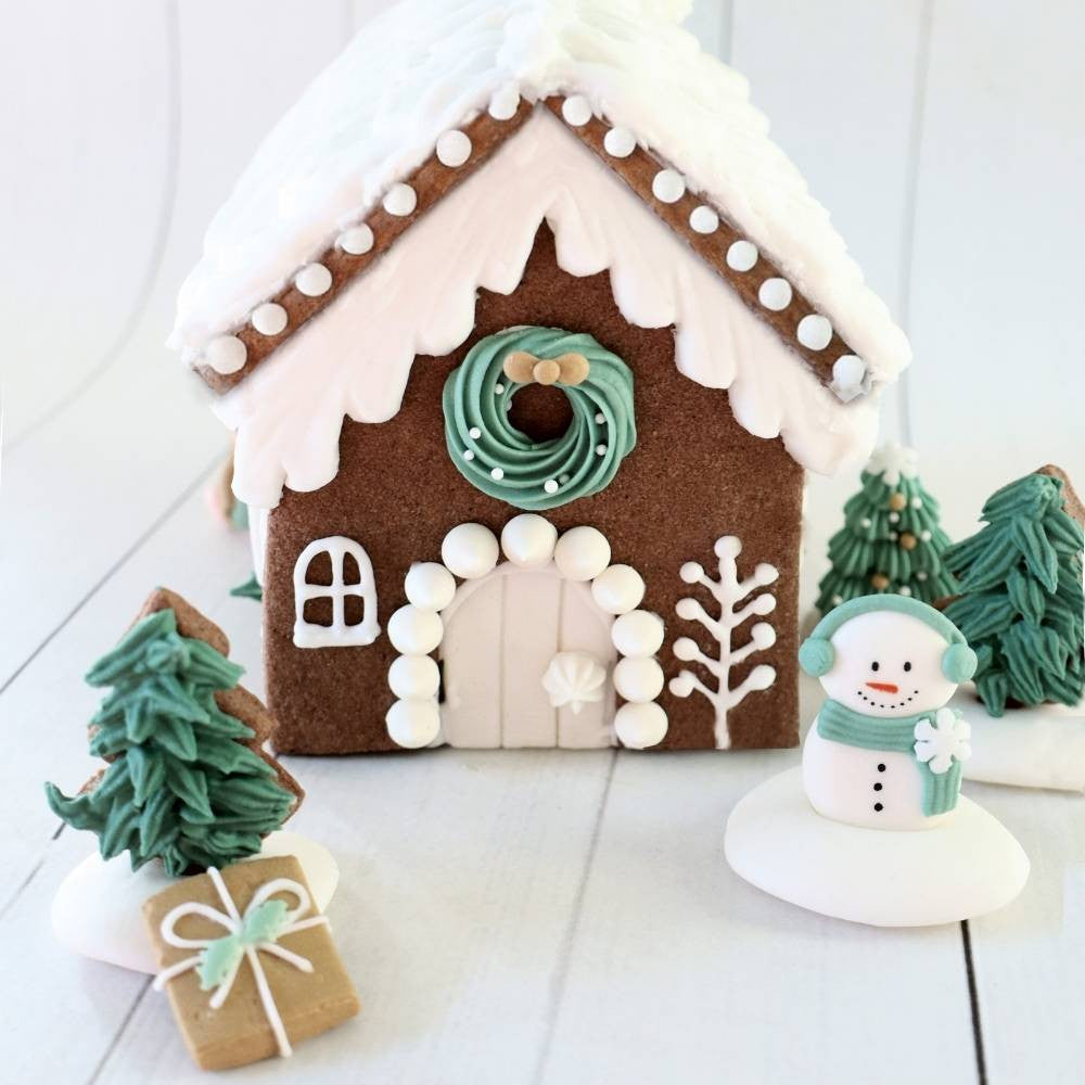 Décors sucrés de Noël pour chalet en pain d'épices - image 2