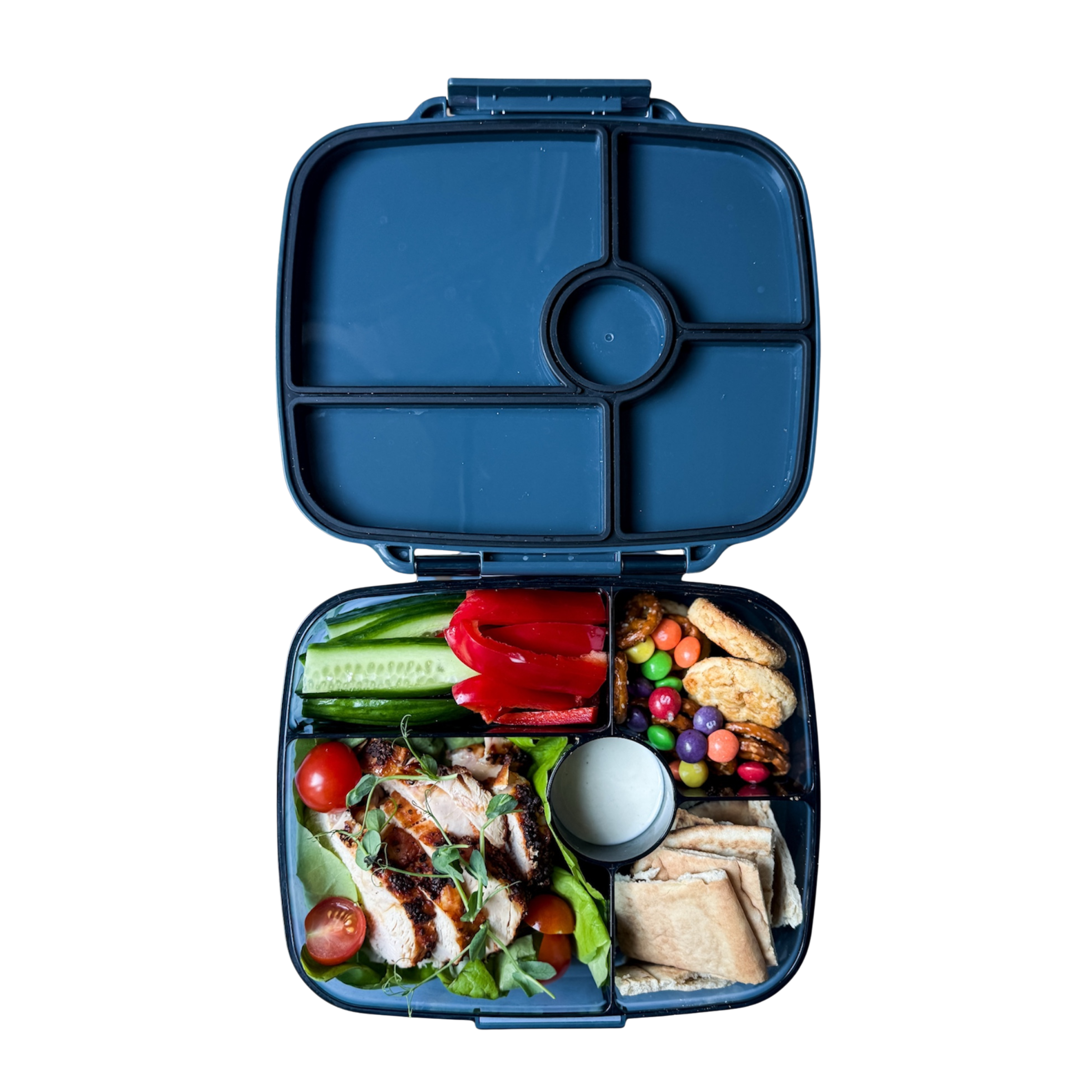 Yumbox Go - Boîte-repas bento étanche XL, plateau profond Berlin Charcoal Gray - Yumbox - Boîte à repas - CGG202510 - La Guilde Culinaire