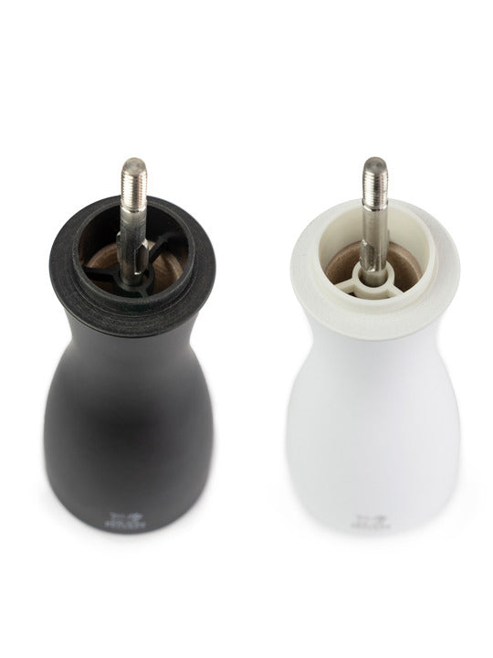Moulin à poivre et à sel Tahiti Noir & Blanc [IMPORT par App LGC] - La Guilde Culinaire - Moulin à poivre et sel - - La Guilde Culinaire