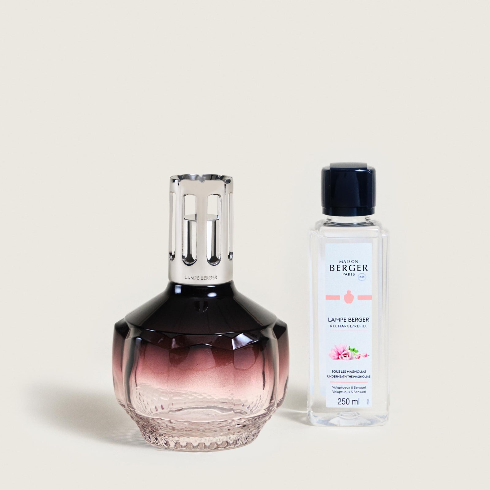 Coffret lampe Berger Molécule Prune    - Maison Berger Paris - Parfums d'ambiance - 