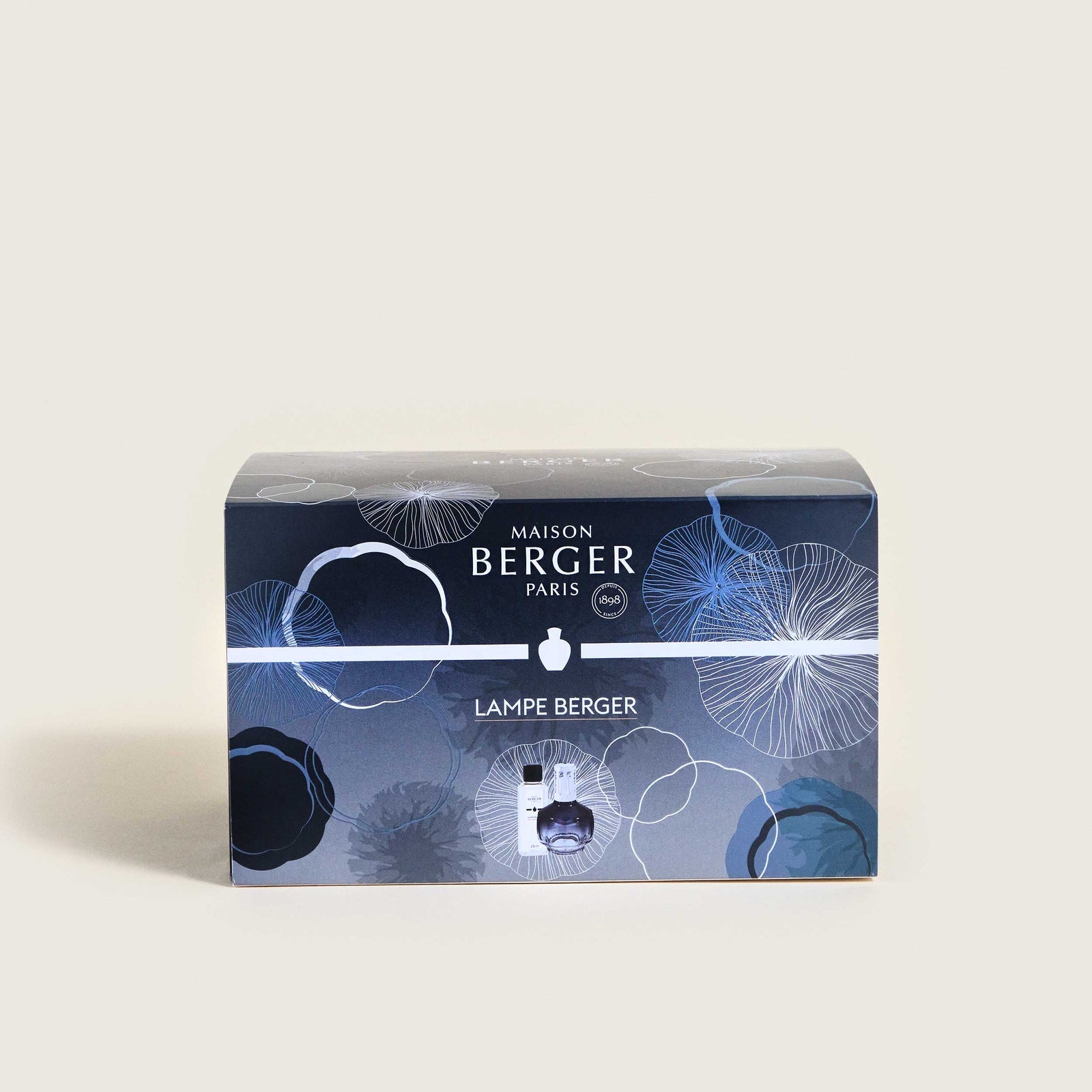 Coffret lampe Berger Molécule Bleu Nuit    - Maison Berger Paris - Parfums d'ambiance - 