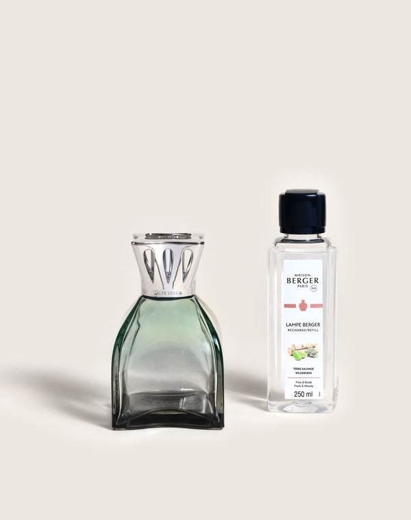 Coffret lampe Berger - Lilly Vert    - Maison Berger Paris - Parfums d'ambiance - 