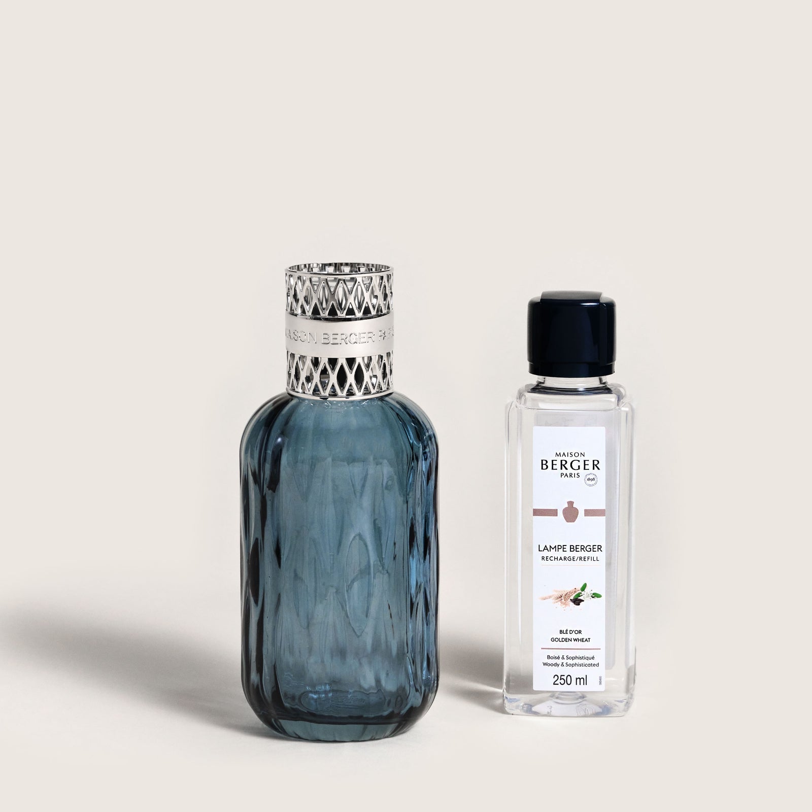Coffret lampe Berger Quintessence Bleue    - Maison Berger Paris - Parfums d'ambiance - 