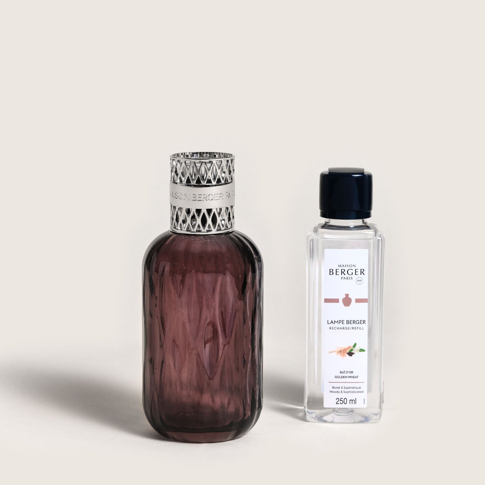 Coffret lampe Berger Quintessence Prune    - Maison Berger Paris - Parfums d'ambiance - 