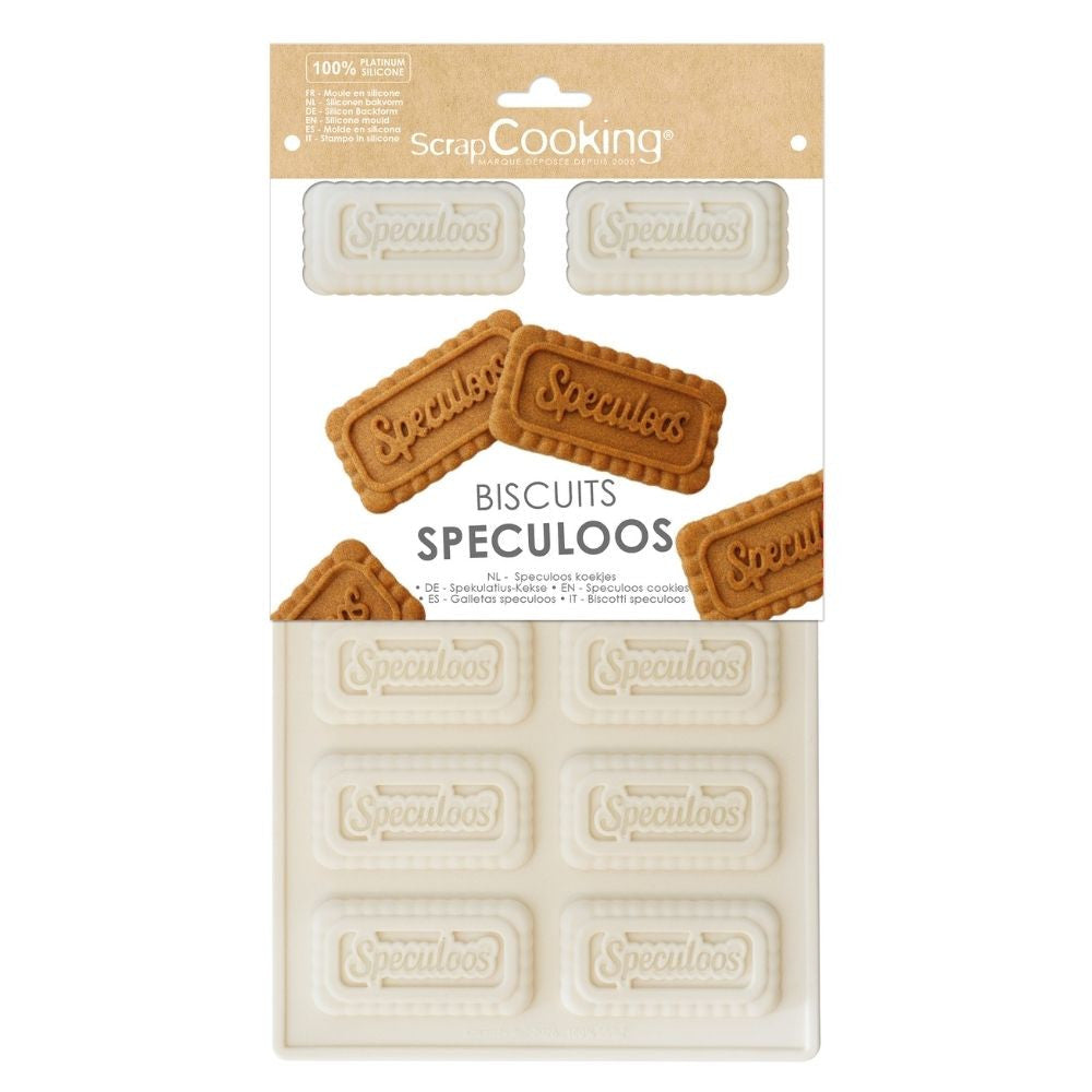 Moule silicone biscuits spéculoos maison - ScrapCooking - - - La Guilde Culinaire