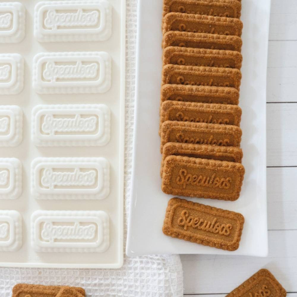 Moule silicone biscuits spéculoos maison - ScrapCooking - - - La Guilde Culinaire