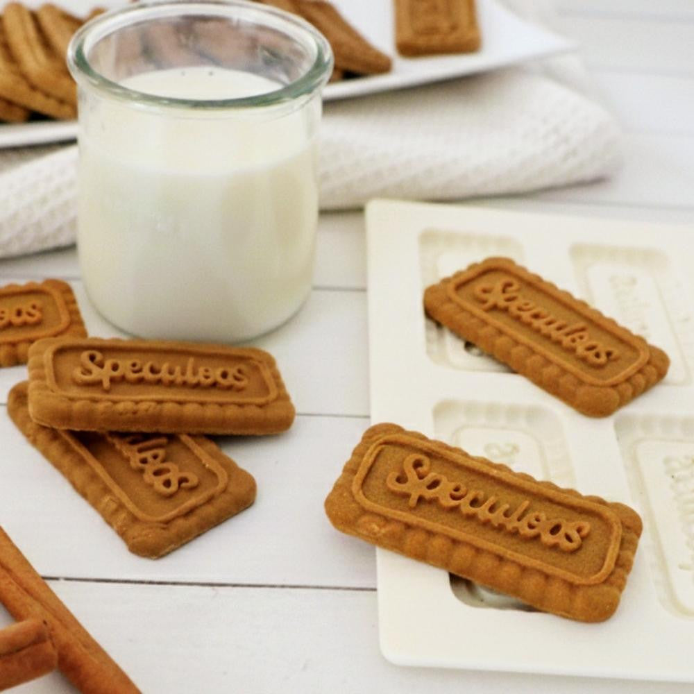 Moule silicone biscuits spéculoos maison - ScrapCooking - - - La Guilde Culinaire