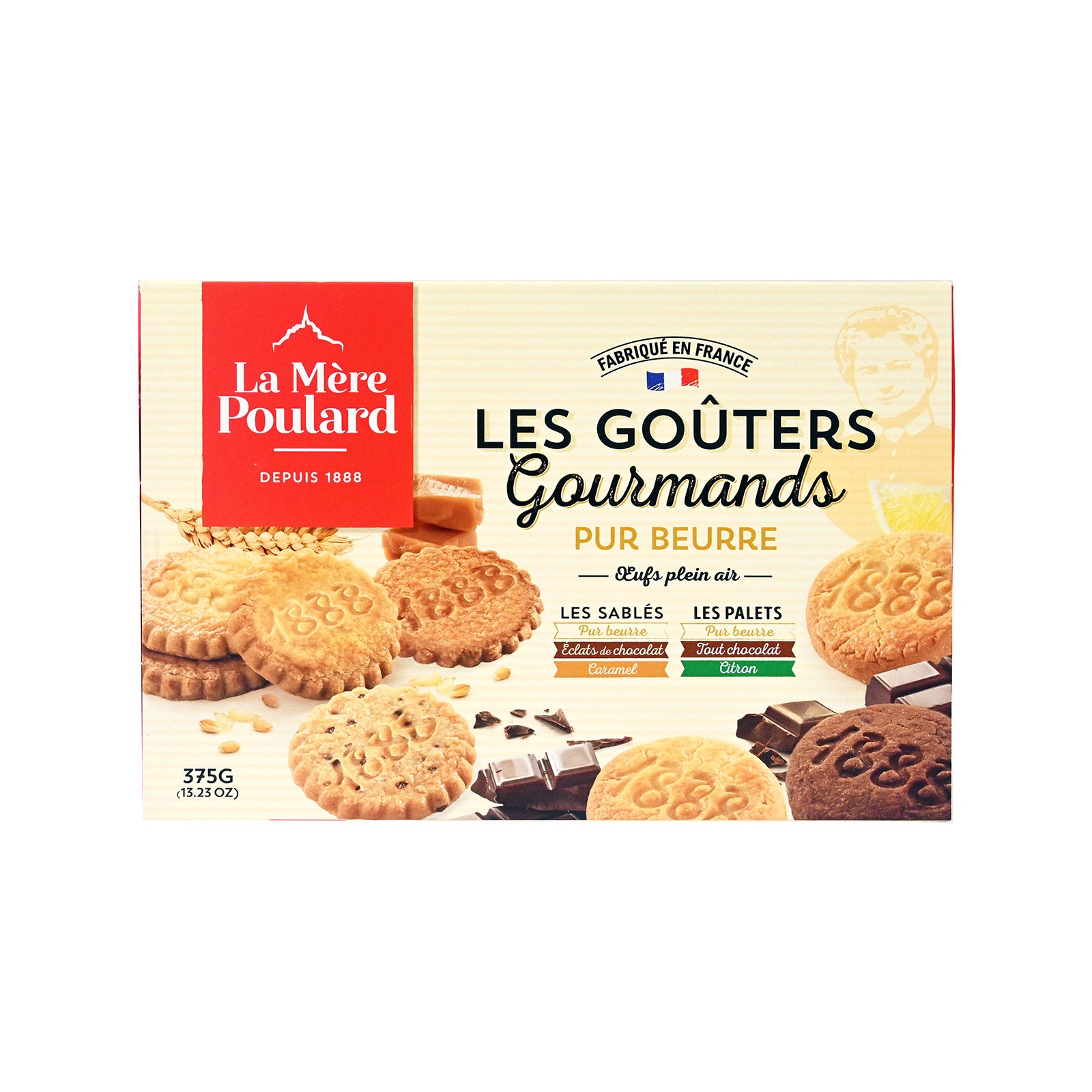Biscuits pur beurre Les goûters gourmands - 375 g - La Mère Poulard - Biscuit - - La Guilde Culinaire