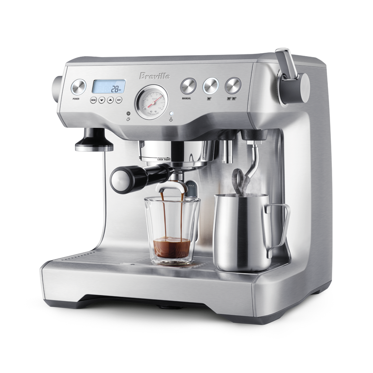 Machine à espresso The Dual Boiler - Breville - Machine à espresso - - La Guilde Culinaire