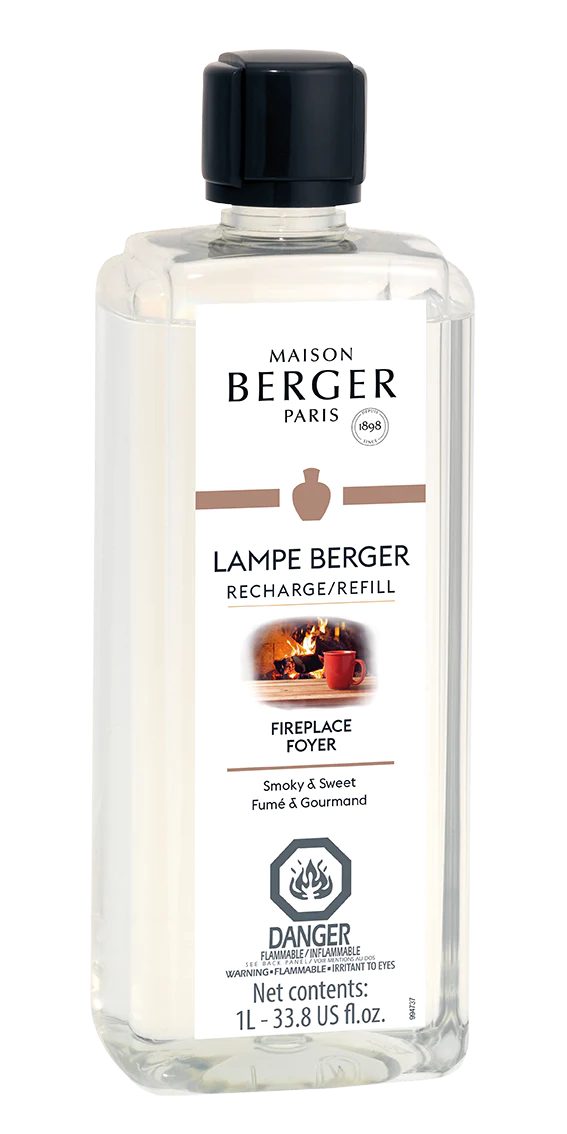 Recharge pour lampe Foyer – 1 L (33,8 oz)    - Maison Berger Paris - Parfums d'ambiance - 