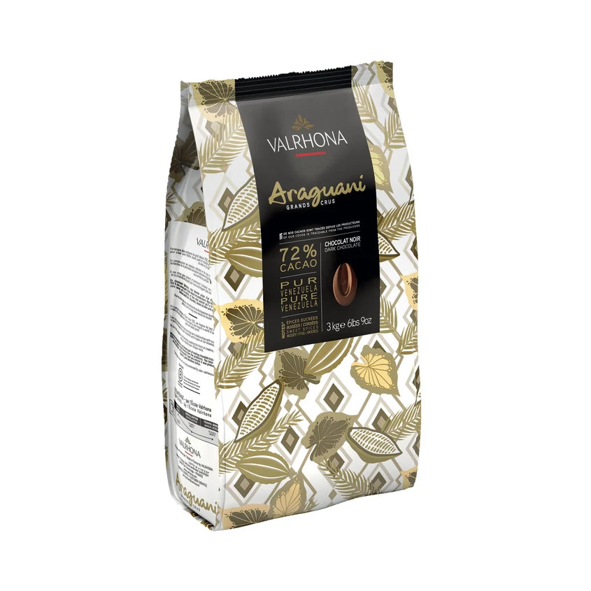 Araguani 72% Pur Vénézuela, Valrhona 3 kg / 6.61lbs - Valrhona - Chocolat - 883001 - La Guilde Culinaire