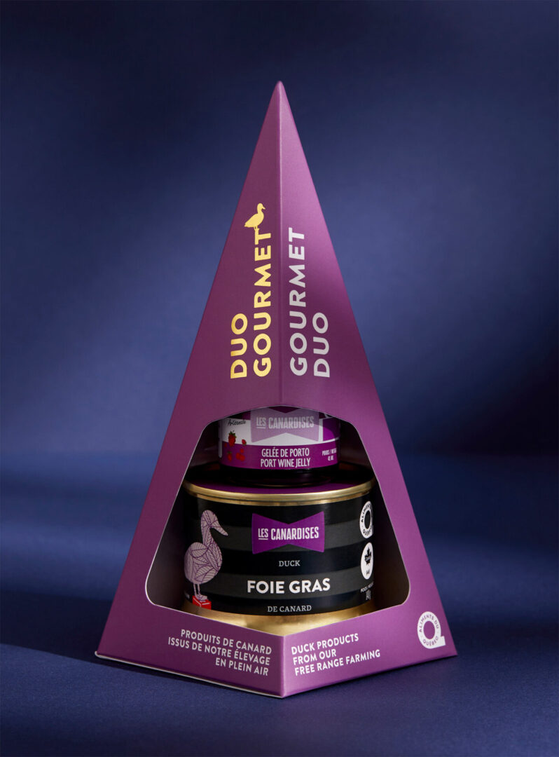 Le duo Foie Gras et Gelée de porto - Les Canardises - Pâté - - La Guilde Culinaire