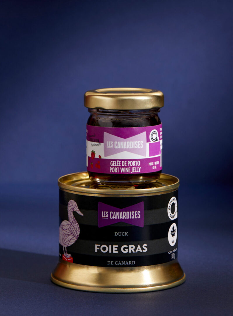 Le duo Foie Gras et Gelée de porto - Les Canardises - Pâté - - La Guilde Culinaire