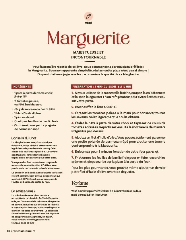 Pizza Gabriel - Albin Michel Ed. - Livre de cuisine - - La Guilde Culinaire