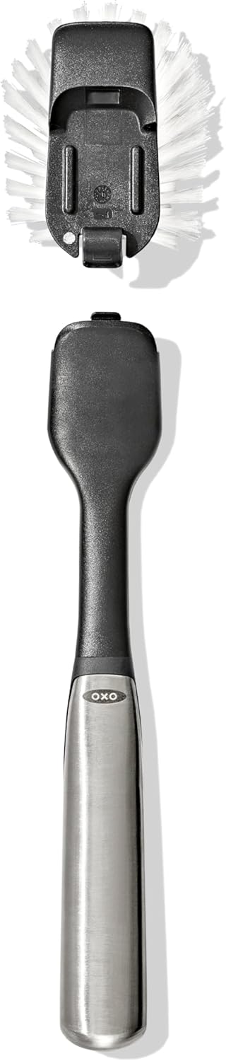 SteeL Brosse à vaisselle - OXO - Brosse de nettoyage - - La Guilde Culinaire