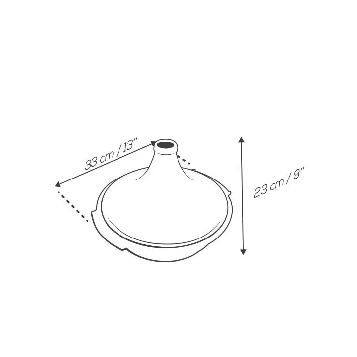 Atlas, Tajine Tous Feux, Noir Satin, 30 cm - Peugeot - Tajine - - La Guilde Culinaire