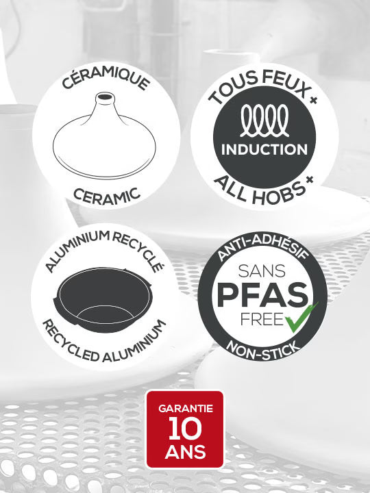 Atlas, Tagine All Heat Sources, Black Satin, 11,75 in