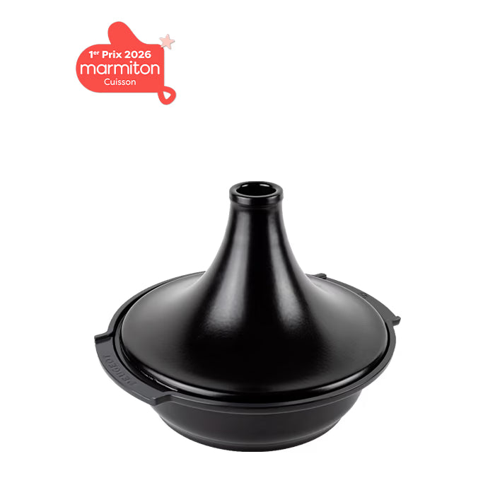 Atlas, Tajine Tous Feux, Noir Satin, 30 cm - Peugeot - Tajine - - La Guilde Culinaire