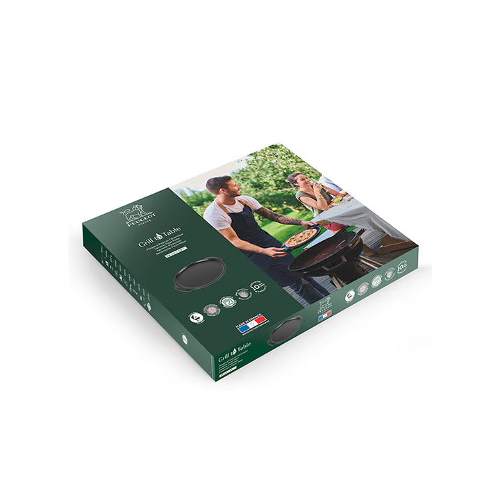 GRILL TO TABLE, Plaque à Pizza, 34 cm - Peugeot - Accessoire pour BBQ - - La Guilde Culinaire
