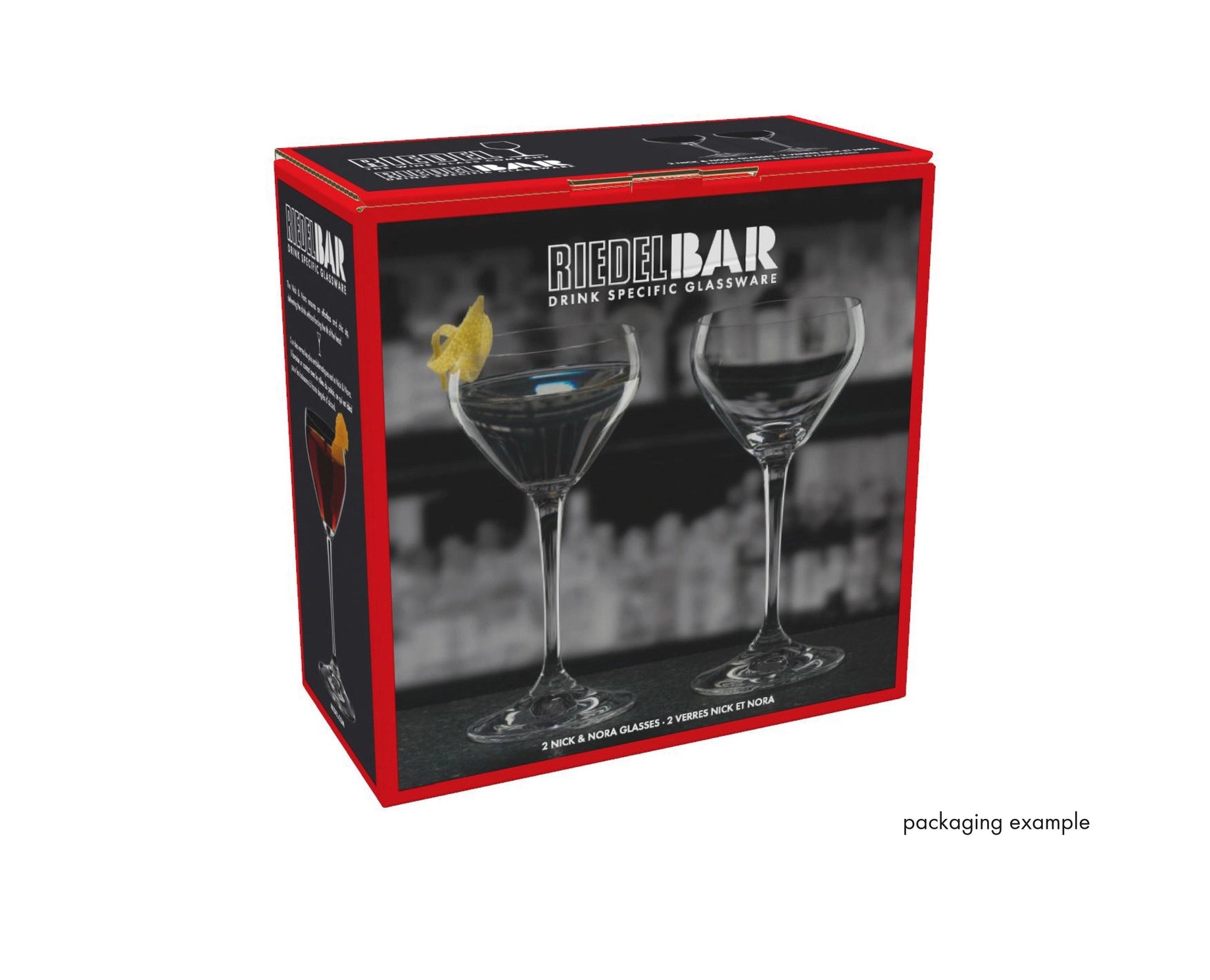 Verre Nick & Nora - Collection Bar (Boîte de 2) - Riedel - Verre à cocktail - - La Guilde Culinaire