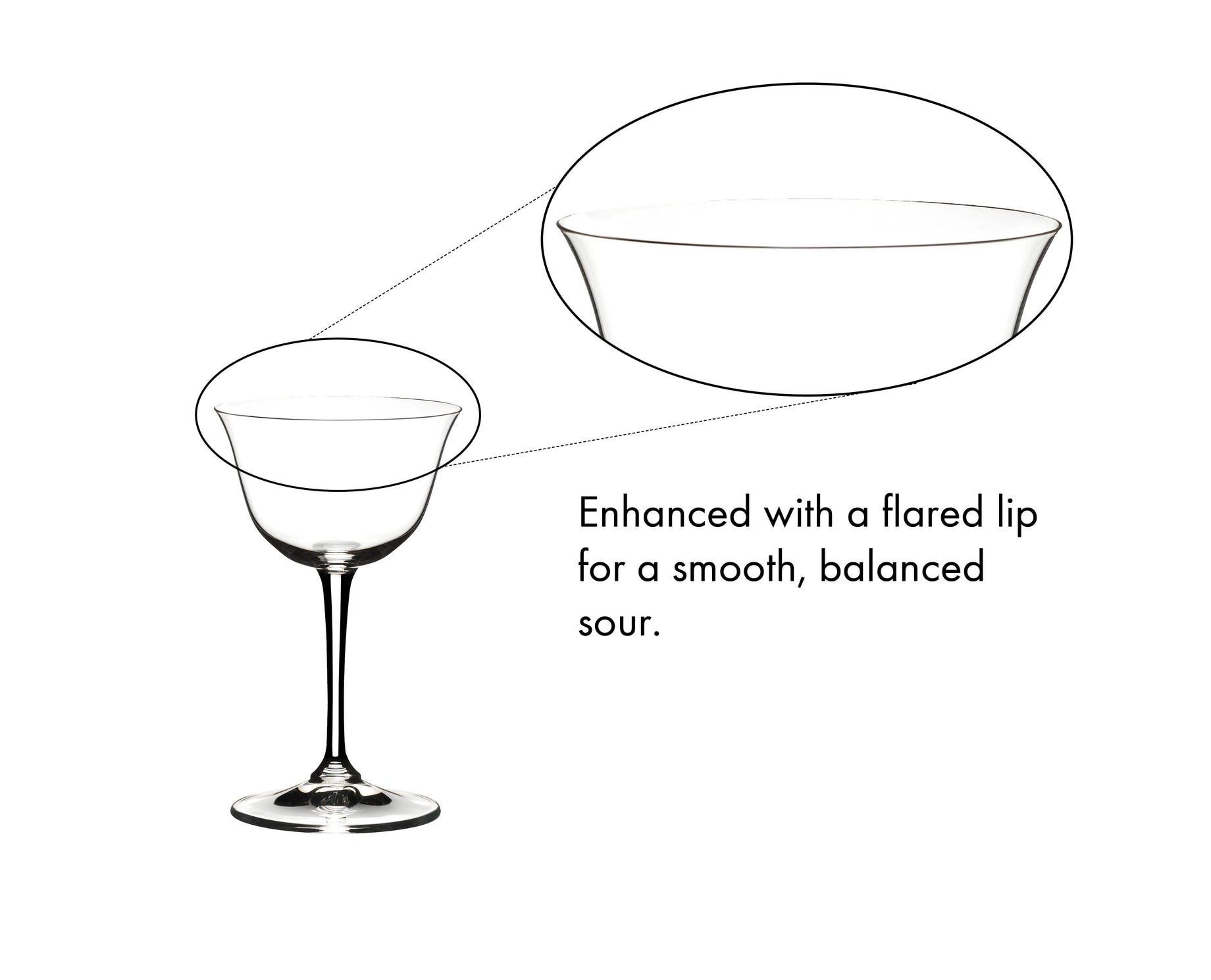 Verre Sour - Collection Bar (Boîte de 2) - Riedel - Verre à cocktail - - La Guilde Culinaire