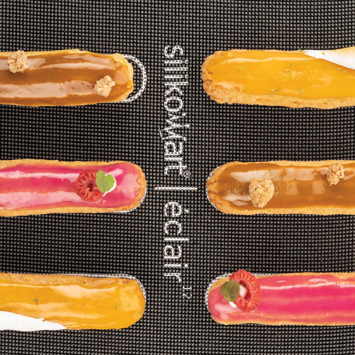Éclair & choux mat - SilikoMart - Tapis de cuisson - - La Guilde Culinaire