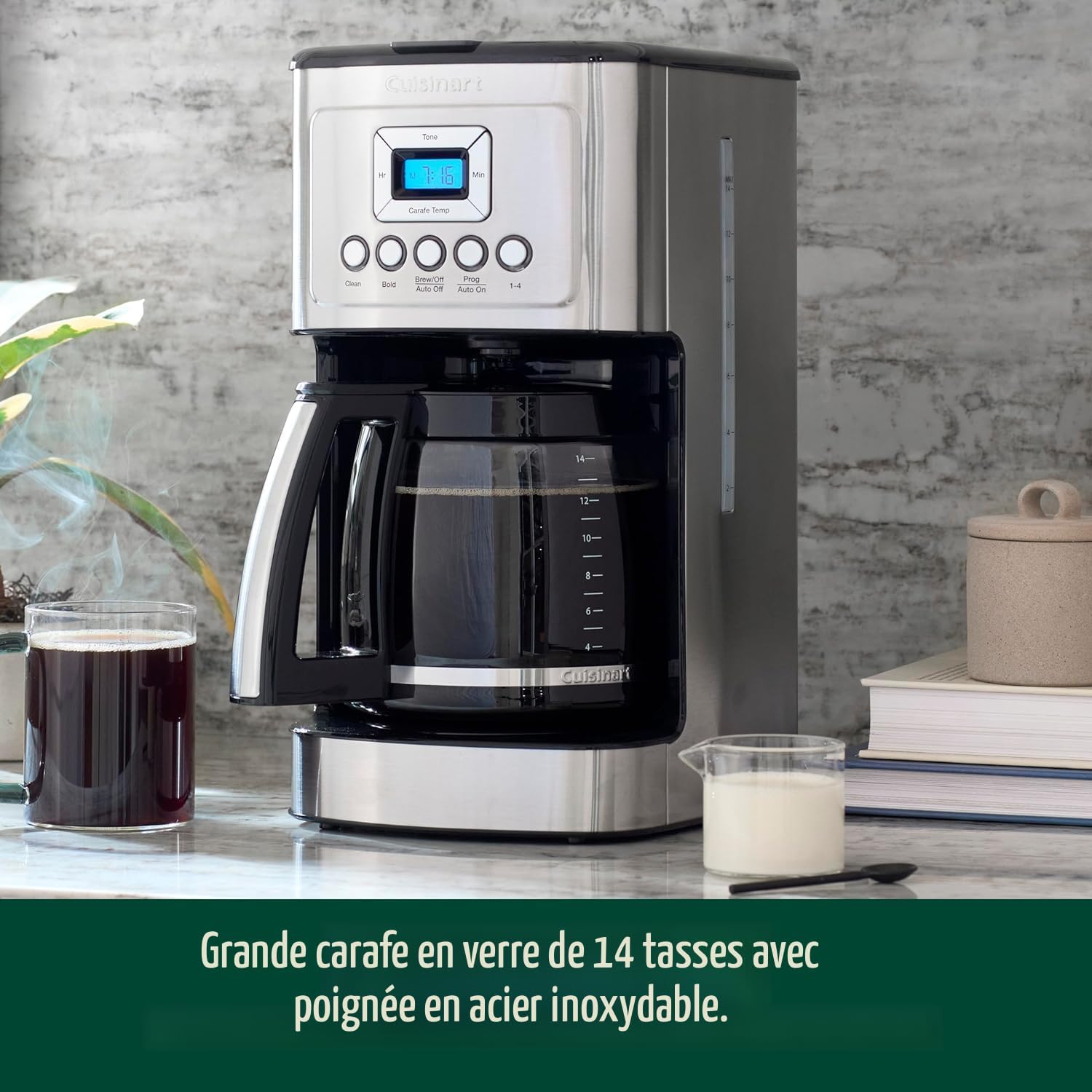 Cafetière programmable 14 tasses PerfecTemp - Cuisinart - Cafetière - - La Guilde Culinaire