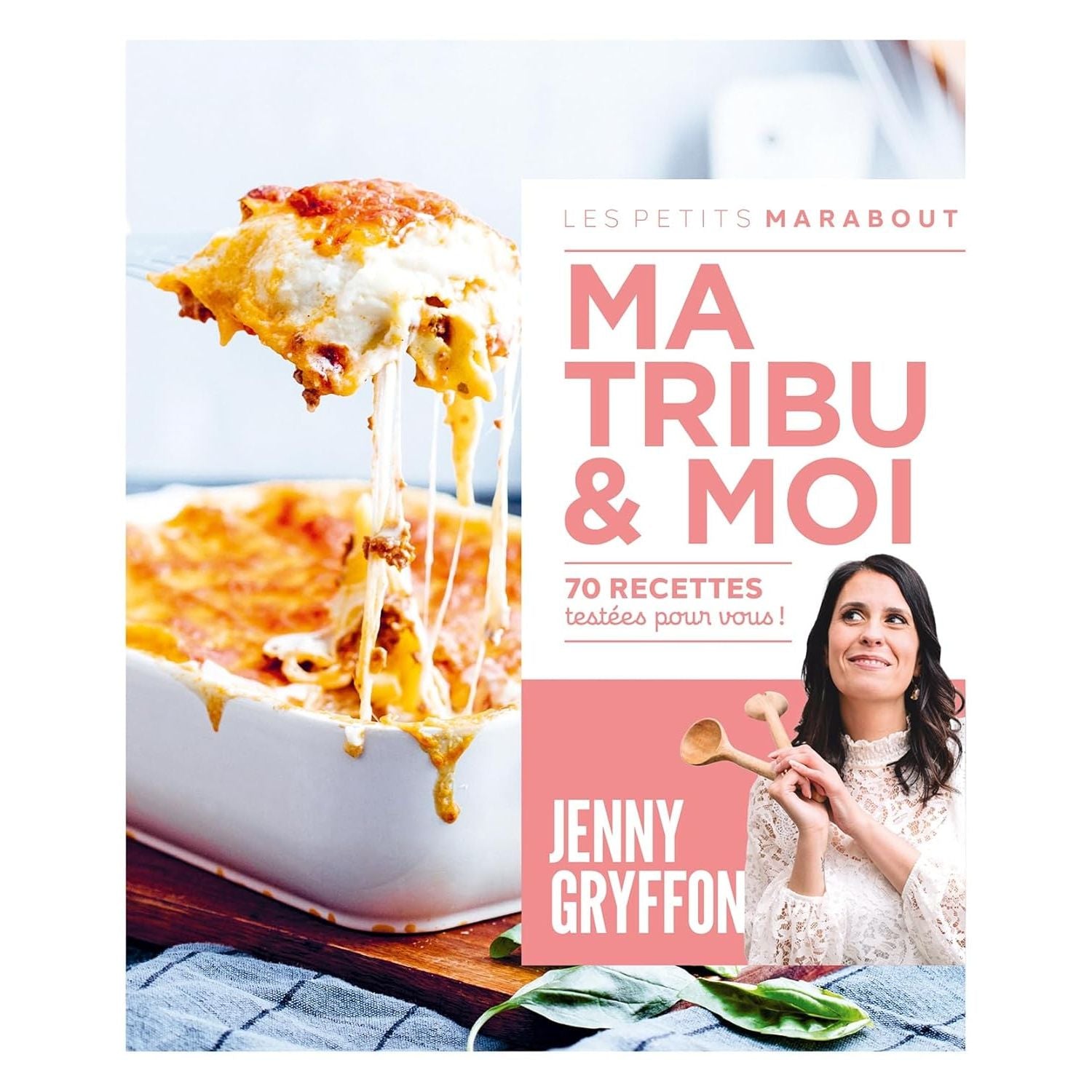 Couverture originale du livre Ma tribu et moi, 70 recettes testées pour vous, de Jenny Gryffon, 2025