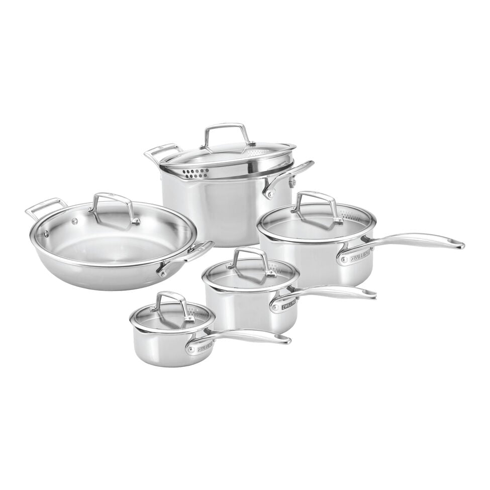 10 Piece 18/10 Stainless Steel Cookware set - Zwilling - La Guilde ...