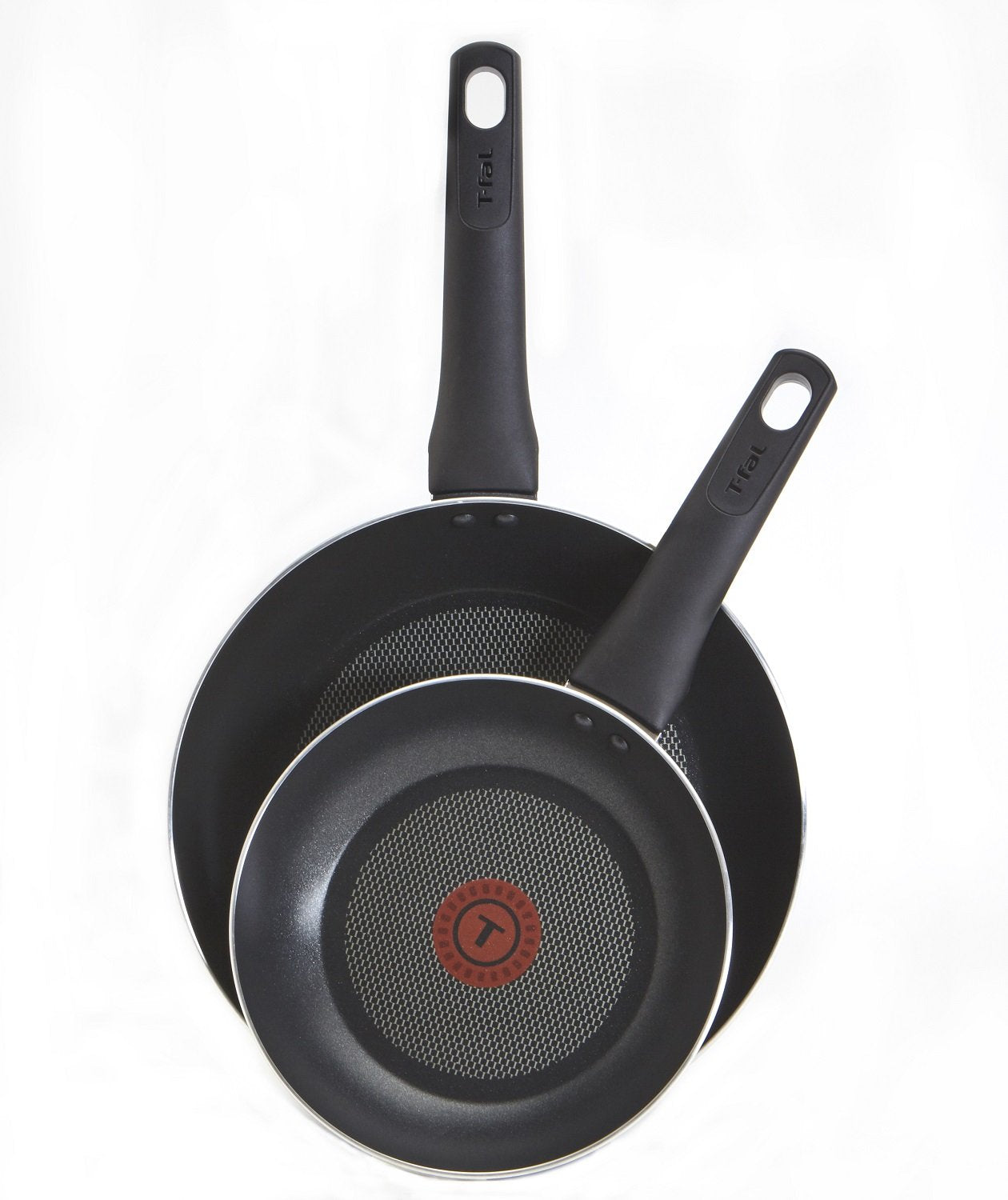 Poêle à frire antiadhésive T-fal Intuition, 2 pièces, Noire - T-fal - Poêle - - La Guilde Culinaire