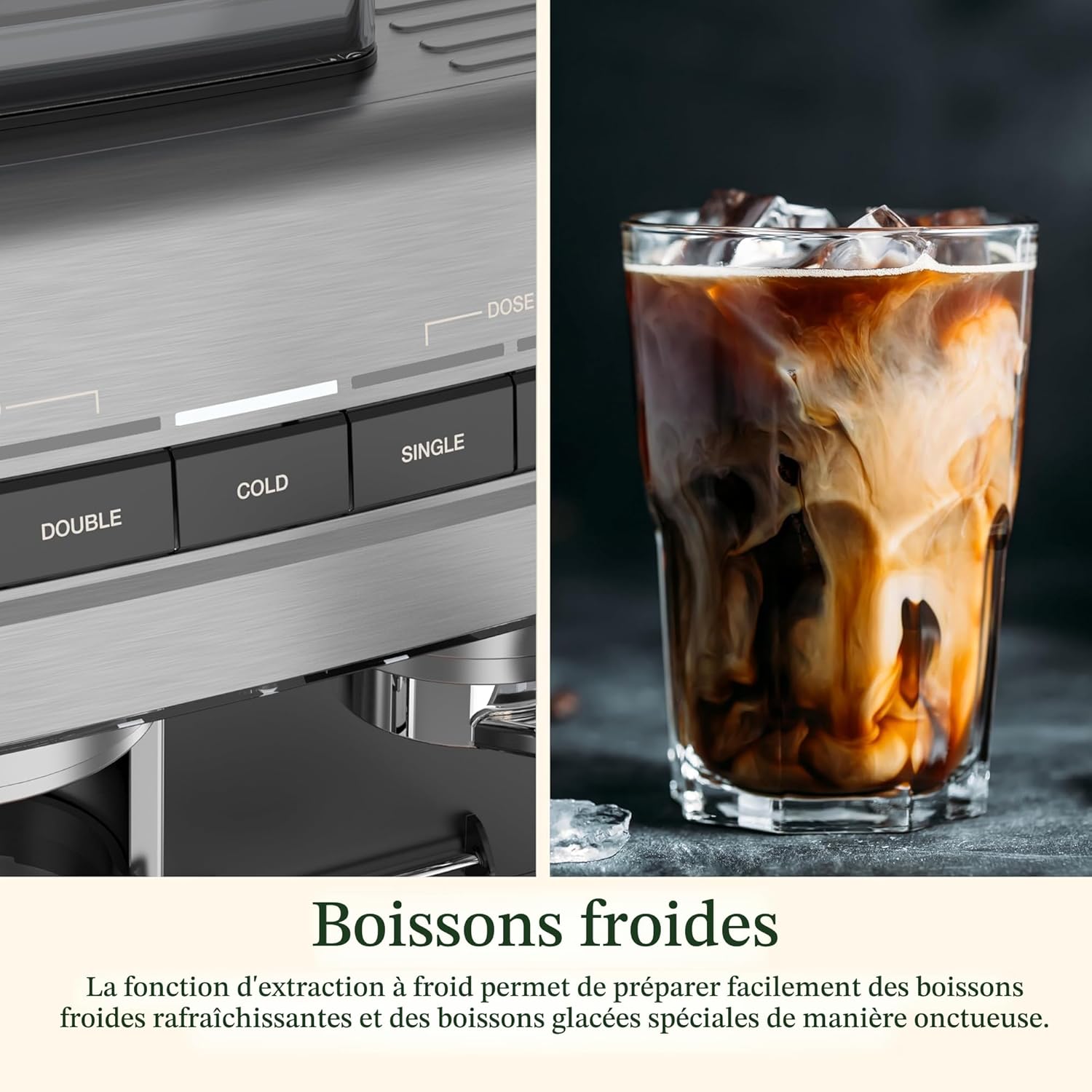 Machine à espresso Espresso Bar avec moulin intégré