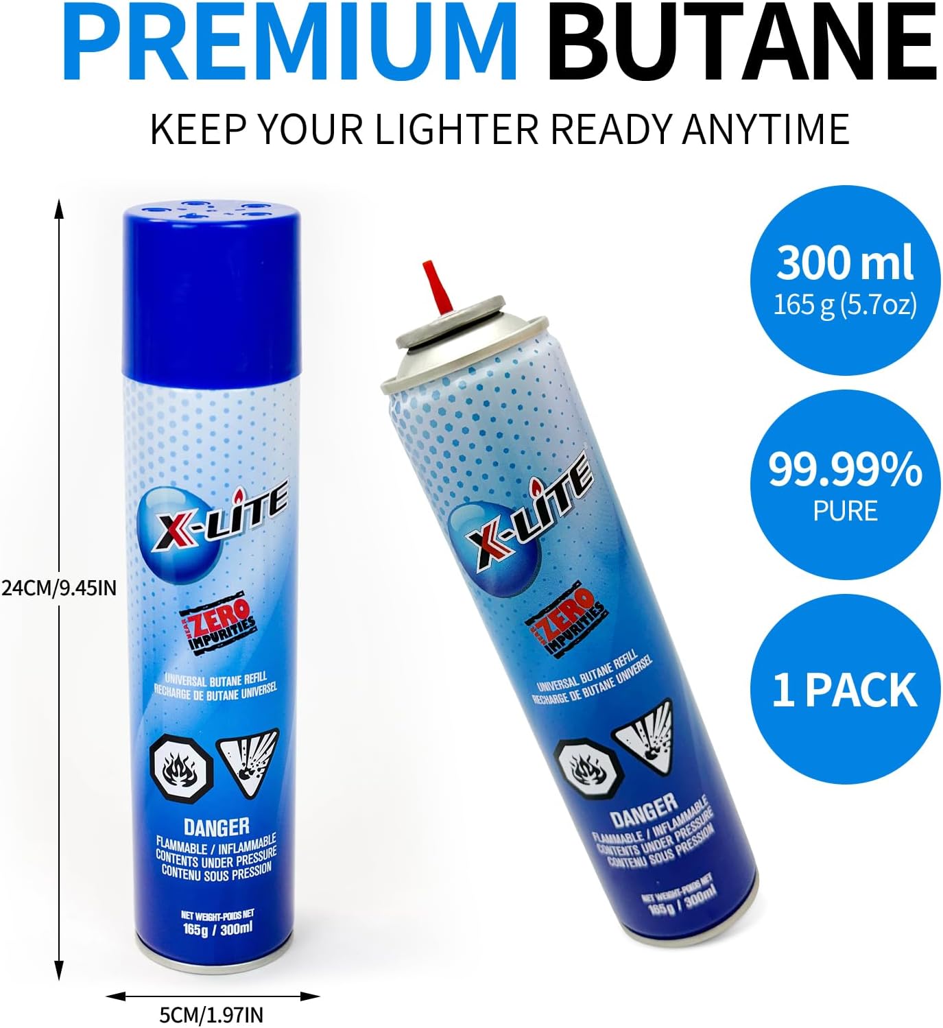 Recharge de butane universel - Vitantonio - Recharge de butane - - La Guilde Culinaire
