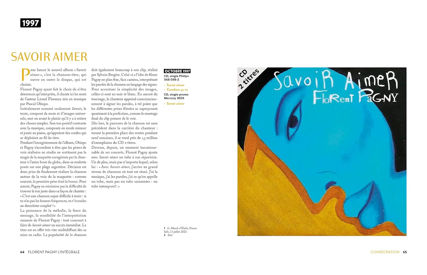 Florent Pagny - L'intégrale - EPA Ed. - Livre - - La Guilde Culinaire