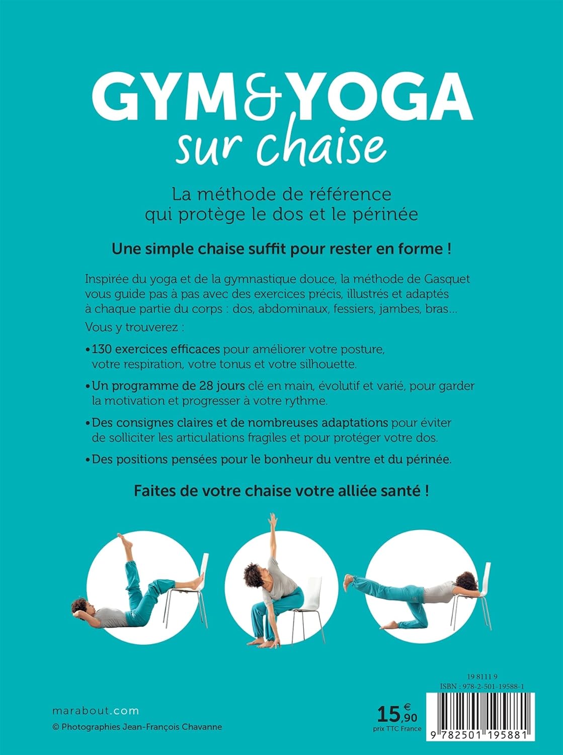 Gym et yoga sur chaise