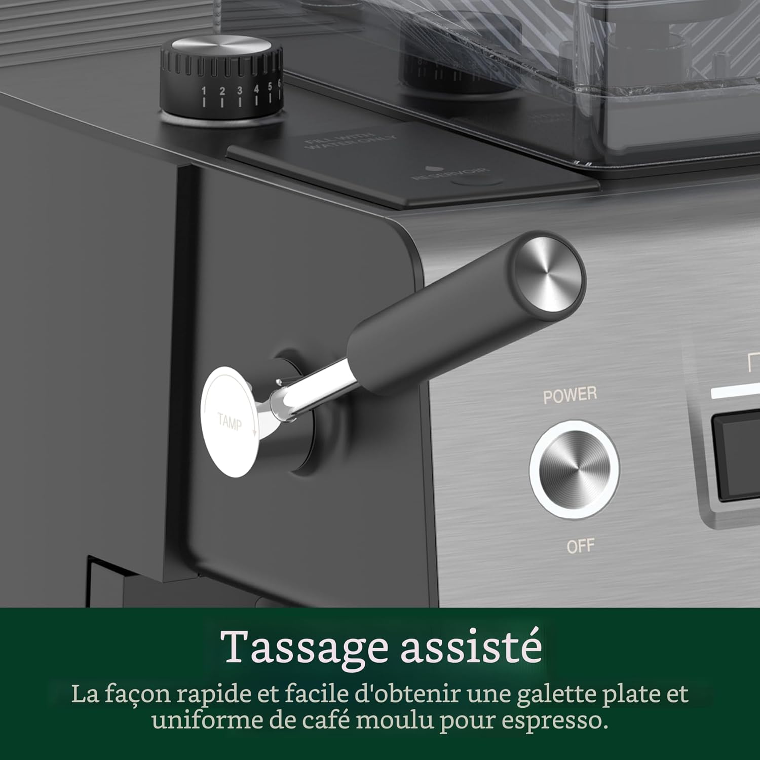 Machine à espresso Espresso Bar avec moulin intégré