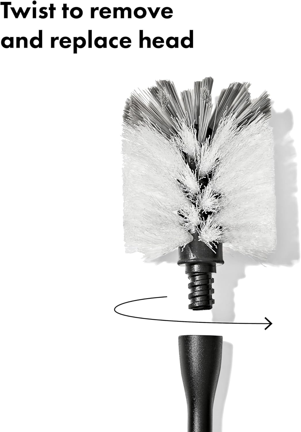 SteeL Brosse à bouteille flexible - OXO - Brosse de nettoyage - - La Guilde Culinaire
