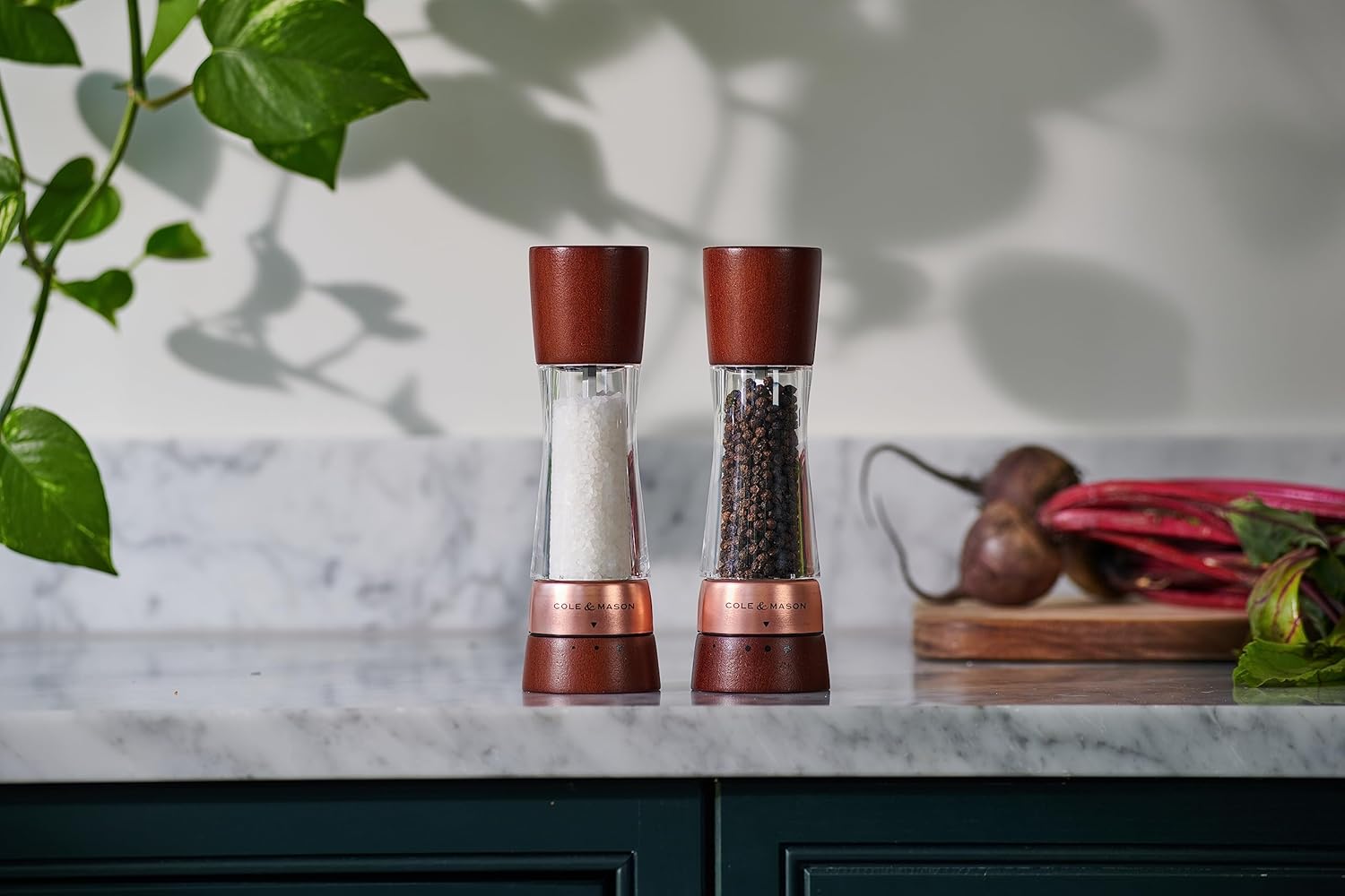 Moulin à sel et à poivre Cole & Mason Derwent Châtaigne Rose Or - Cole & Mason - Moulin à poivre et sel - - La Guilde Culinaire
