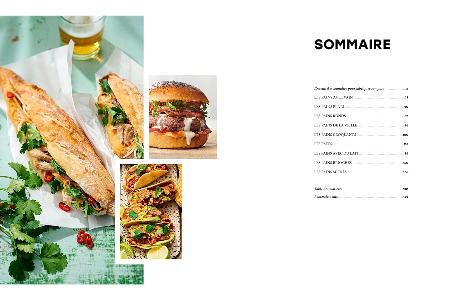 À la table du boulanger - Hachette Ed. - Livre de cuisine - - La Guilde Culinaire