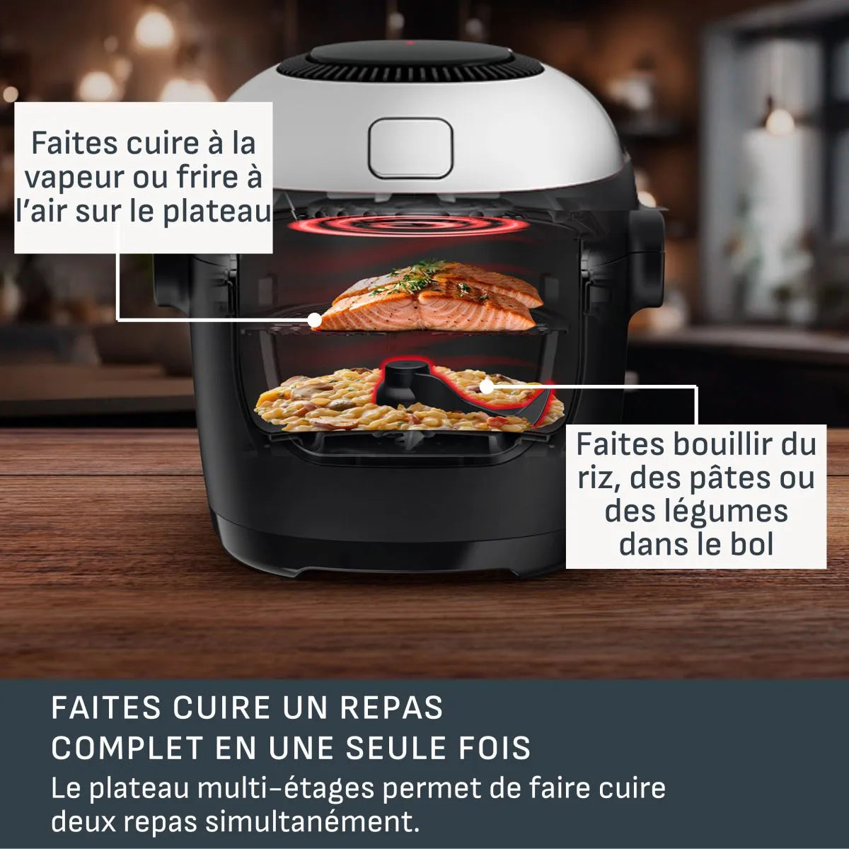 Multicook ActiFry 6 L / 6,3 pintes - T-fal - Multicuiseur - - La Guilde Culinaire
