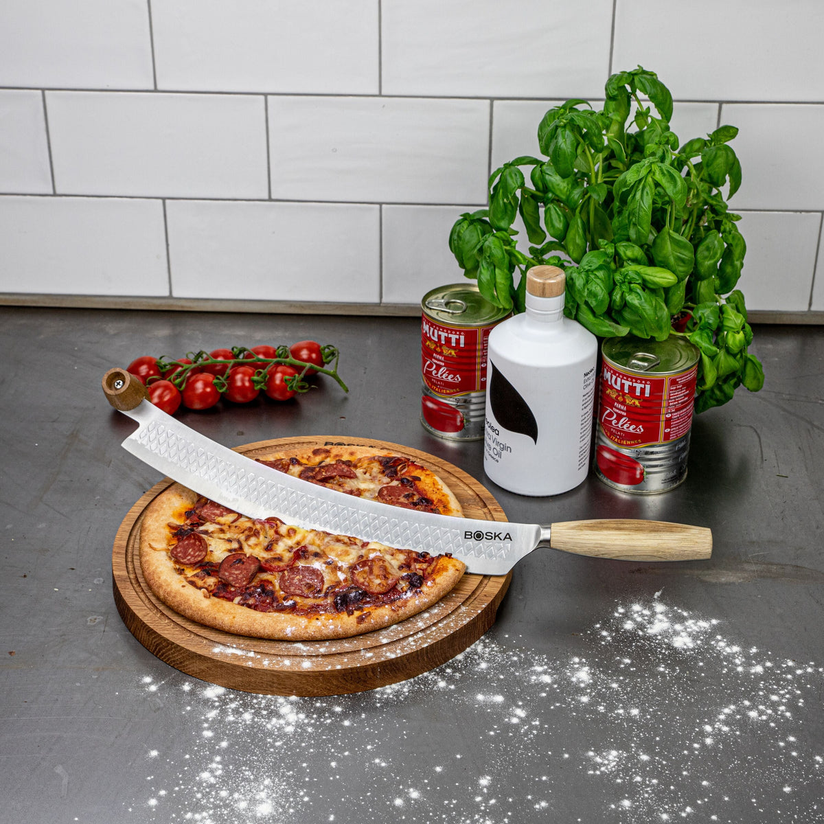 BOSKA Oslo+ Couteau à Pizza et Fromage No.4 - Boska - Accessoire de découpe de pizza - - La Guilde Culinaire
