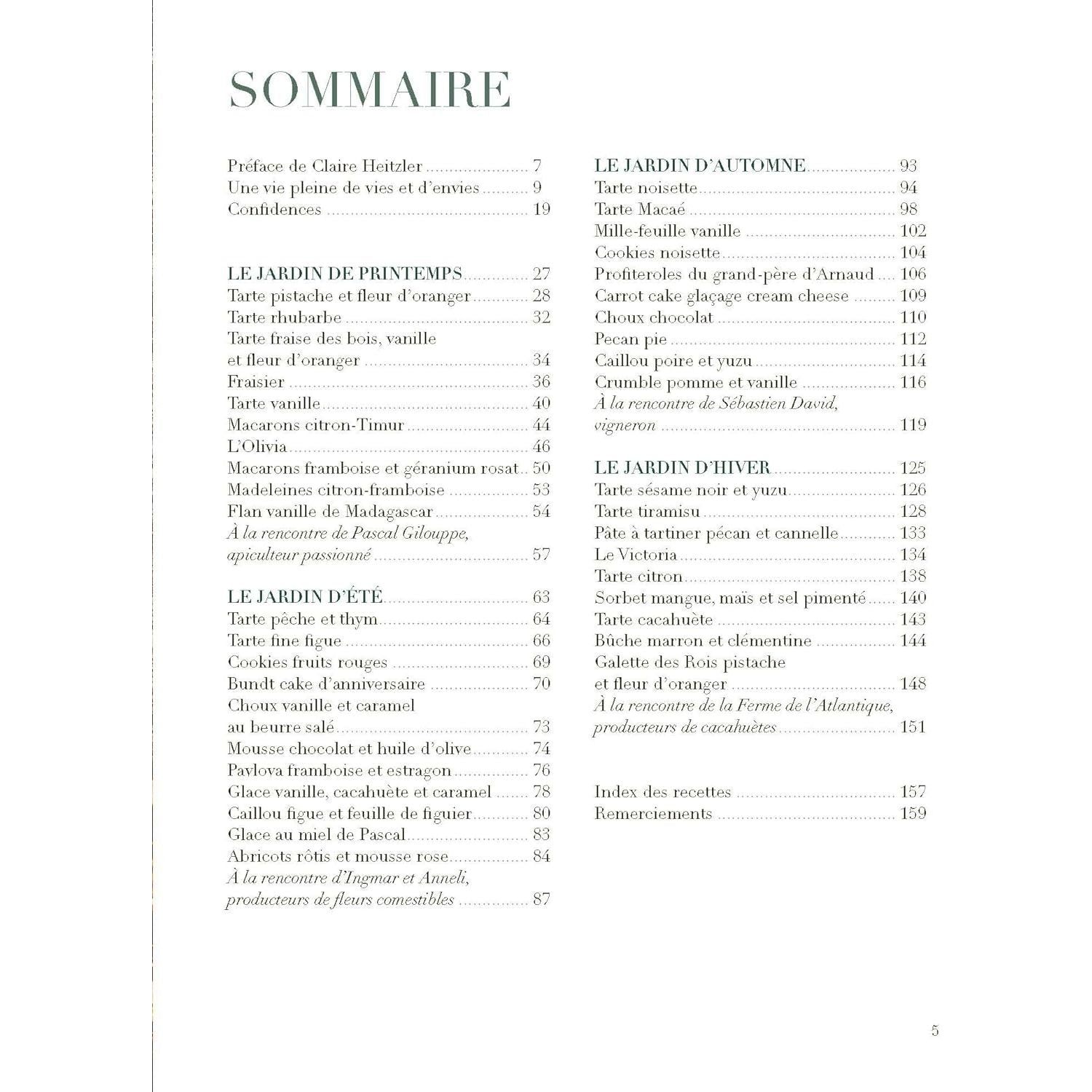 Le Jardin sucré - Albin Michel Ed. - Livre de cuisine - - La Guilde Culinaire