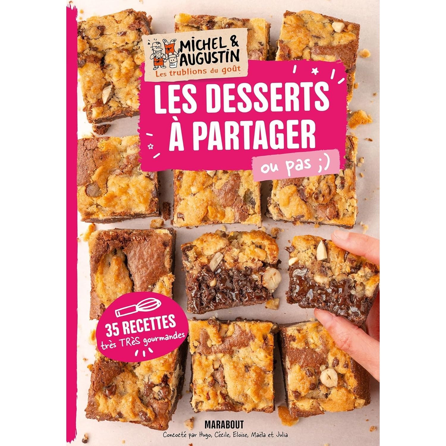 Les desserts à partager ou pas - Marabout - Livre de cuisine - - La Guilde Culinaire