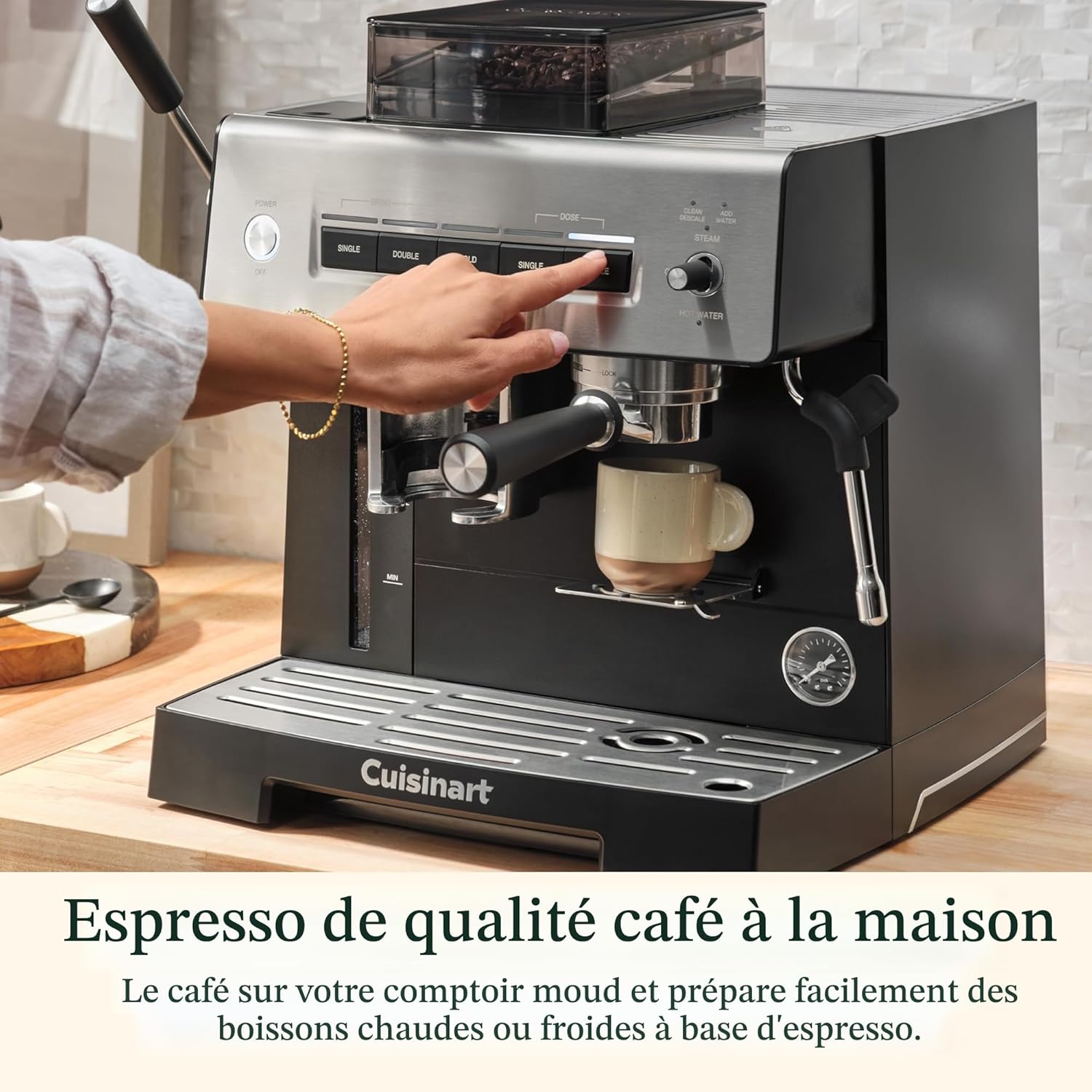 Machine à espresso Espresso Bar avec moulin intégré
