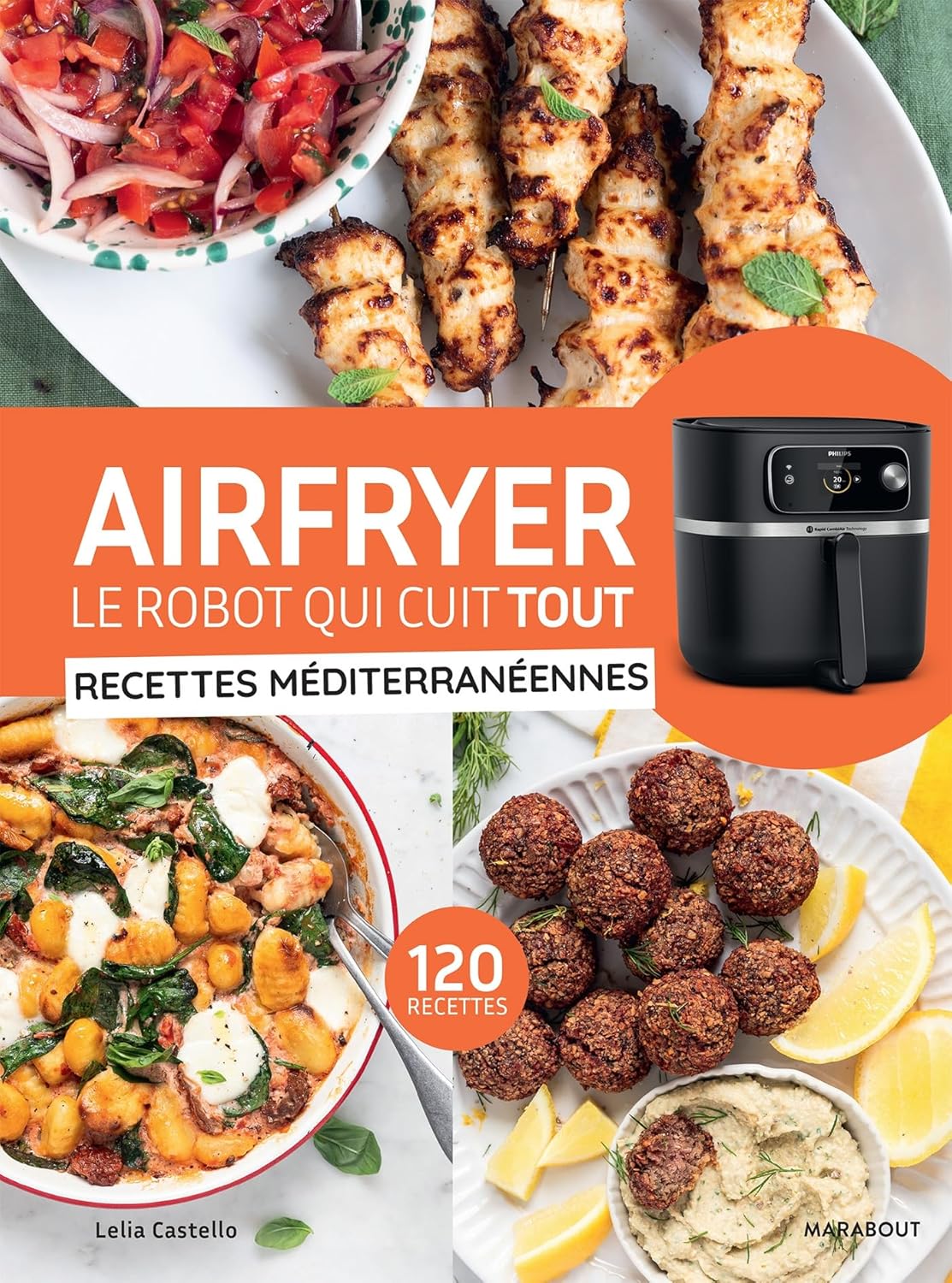 Airfryer - Recettes méditerranéennes - Marabout - Livre de cuisine - - La Guilde Culinaire