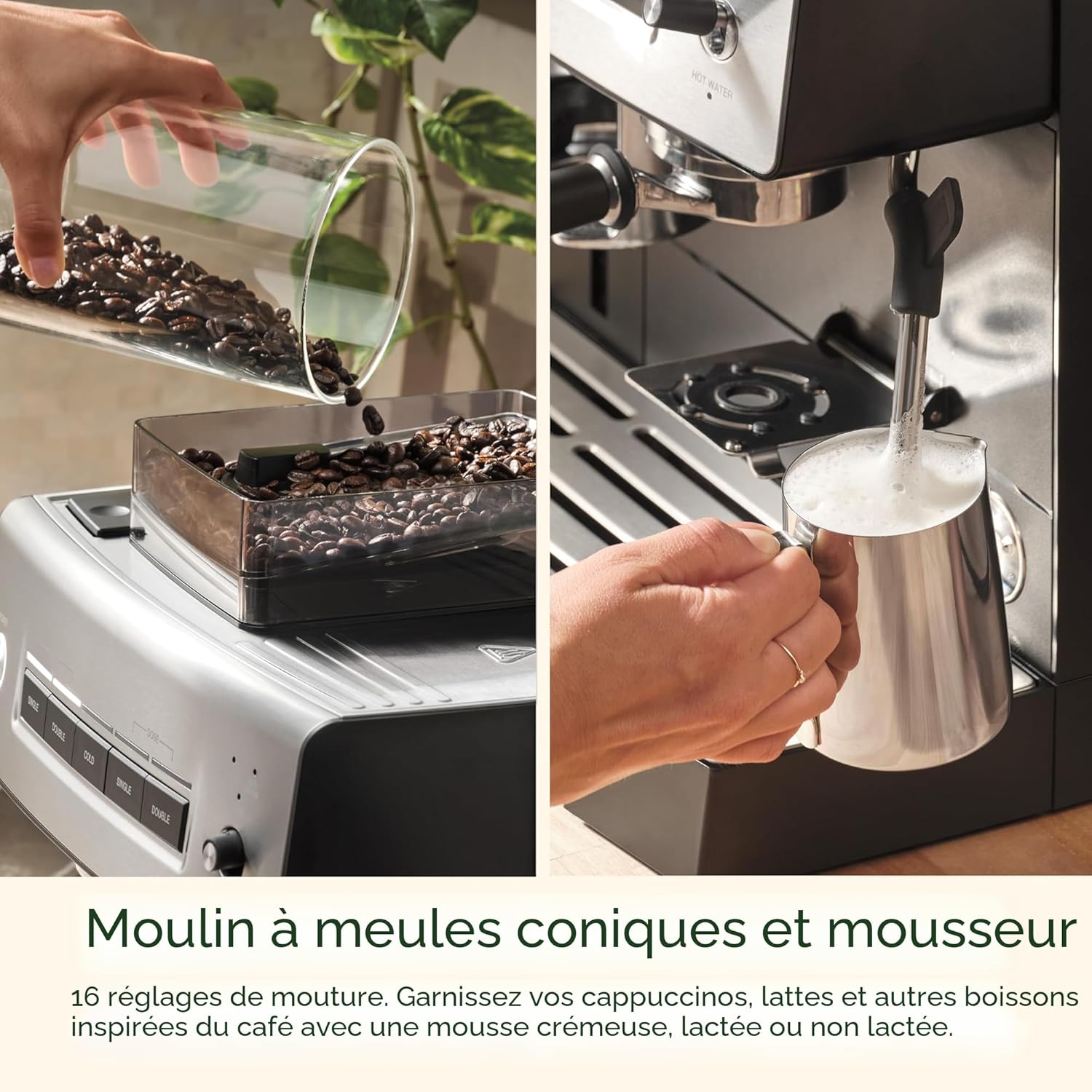 Machine à espresso Espresso Bar avec moulin intégré