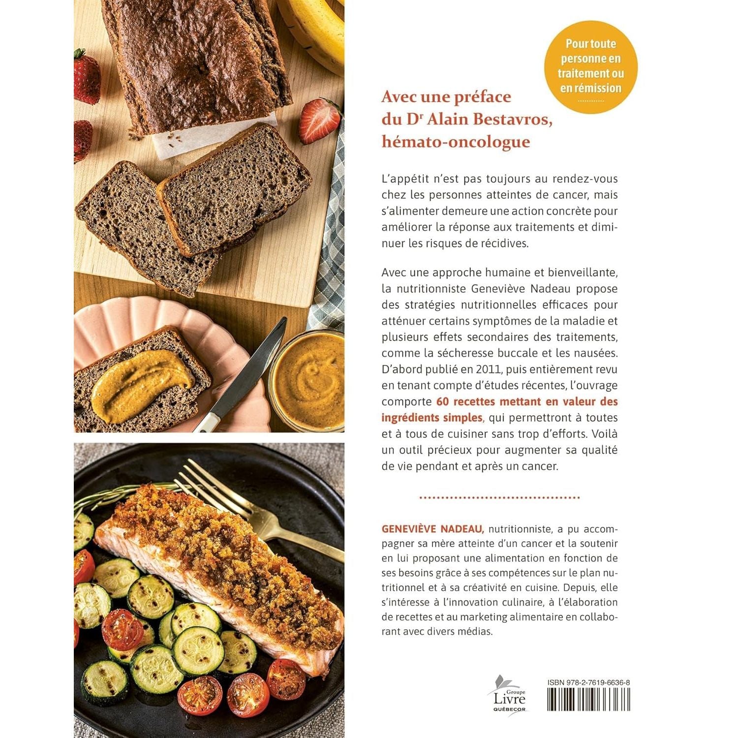 Cancer et nutrition: on mange quoi quand ça ne va pas ? - De L'Homme Ed. - Livre de cuisine - - La Guilde Culinaire