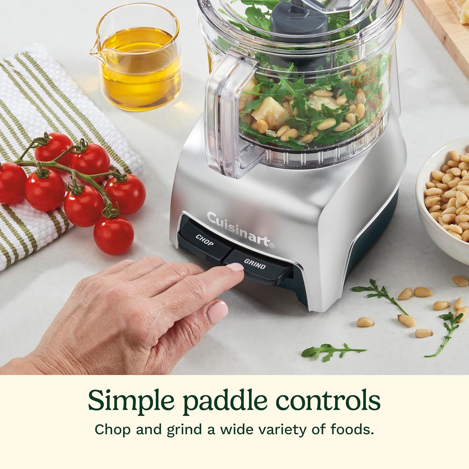 Mini-hachoir de 3 tasses – Blanc - Cuisinart - Broyeur et hachoir - - La Guilde Culinaire