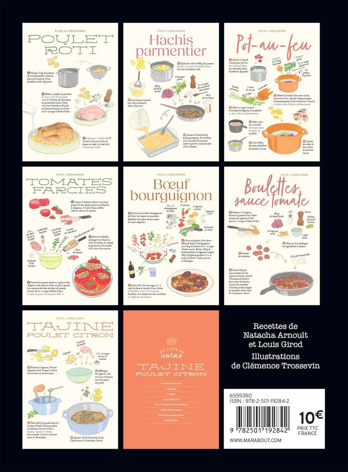 Mon petit carnet gourmand – Petits plats maison - Marabout - Livre de cuisine - - La Guilde Culinaire