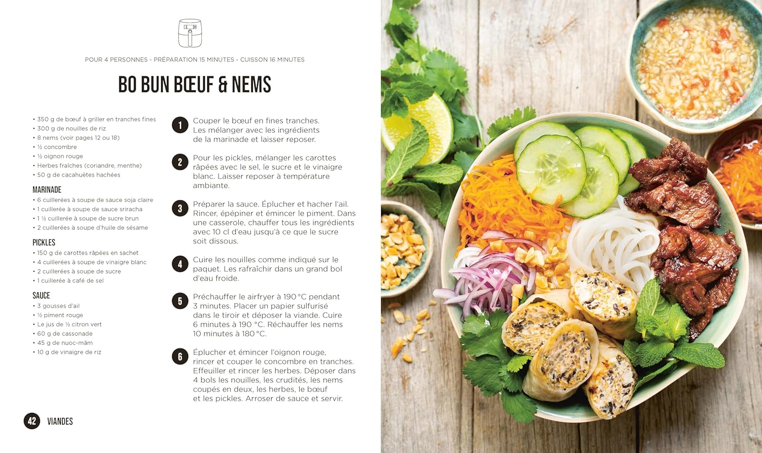 Airfryer - Recettes asiatiques - Marabout - Livre de cuisine - - La Guilde Culinaire